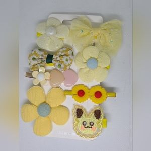 Kawaii Yellow Pikachu Hair Clips